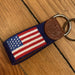 American Flag Smathers and Branson key chain