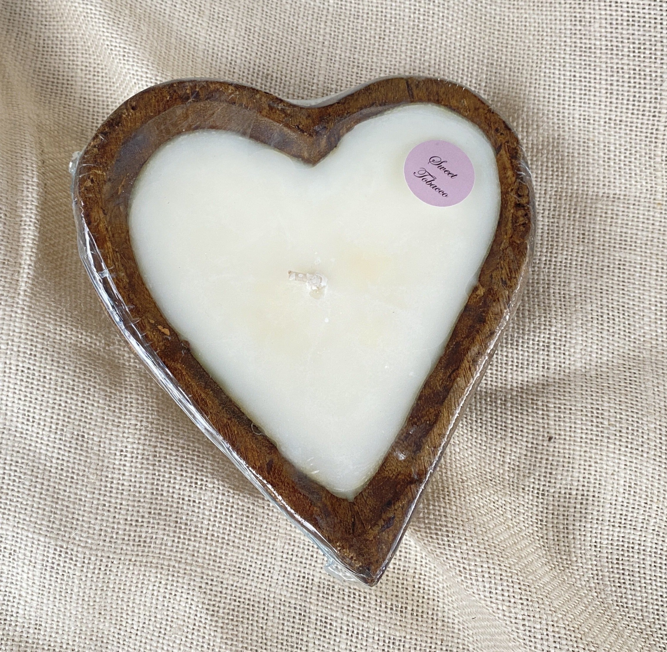 Candle Filled Heart Shaped Dough Bowl