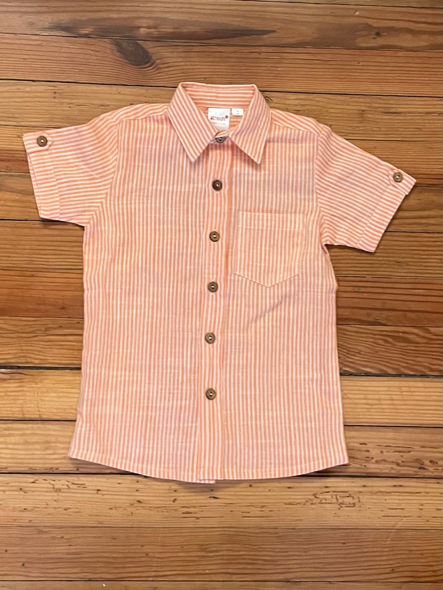 Toddler Boys Short Sleeve Collared Shirt Toddler Boys Short Sleeve Collared Shirt