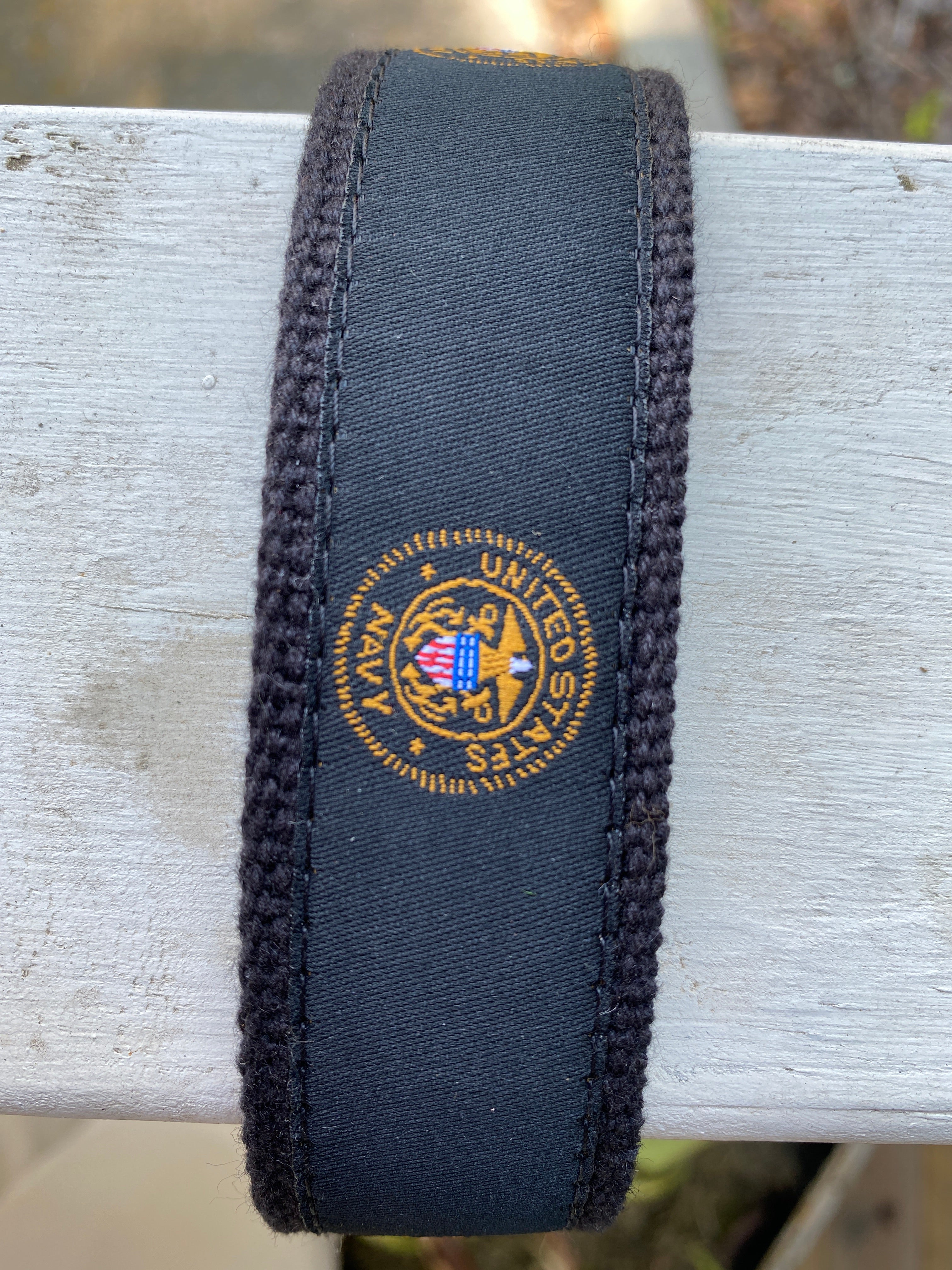 US Navy Ribbon Webbed Leather Belts