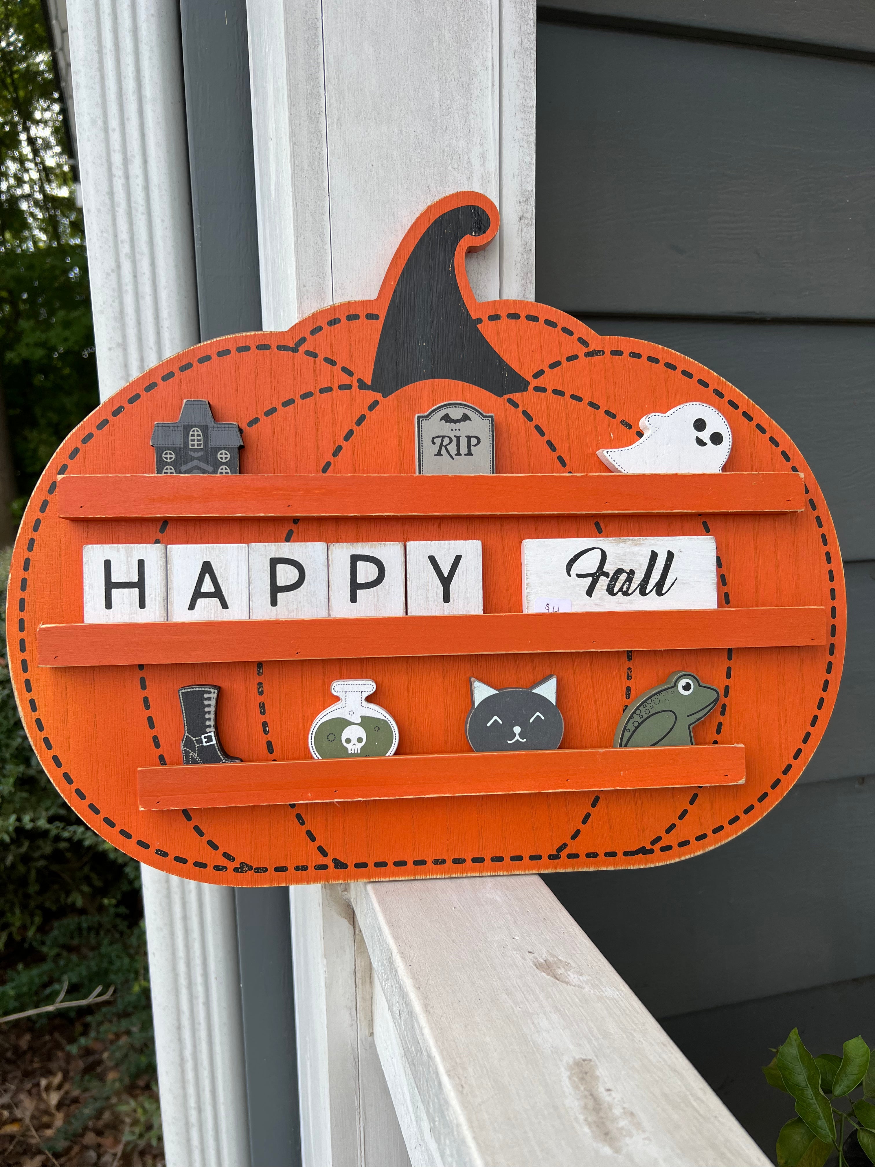 Pumpkin Letter Board