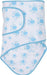 blue The Miracle Blanket® makes it easy to get the perfect swaddle every time!  The fabric is a super soft cotton knit selected for several good reasons: It’s breathable so that it can be used in warm climates while still being luxurious enough to keep your baby warm in cooler places; It has just enough stretch to absorb your baby’s movements without coming undone but it’s not so stretchy that it won’t stay tight.   