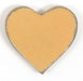 Light orange heart Adams & Co Wooden Tile for Letterboard
