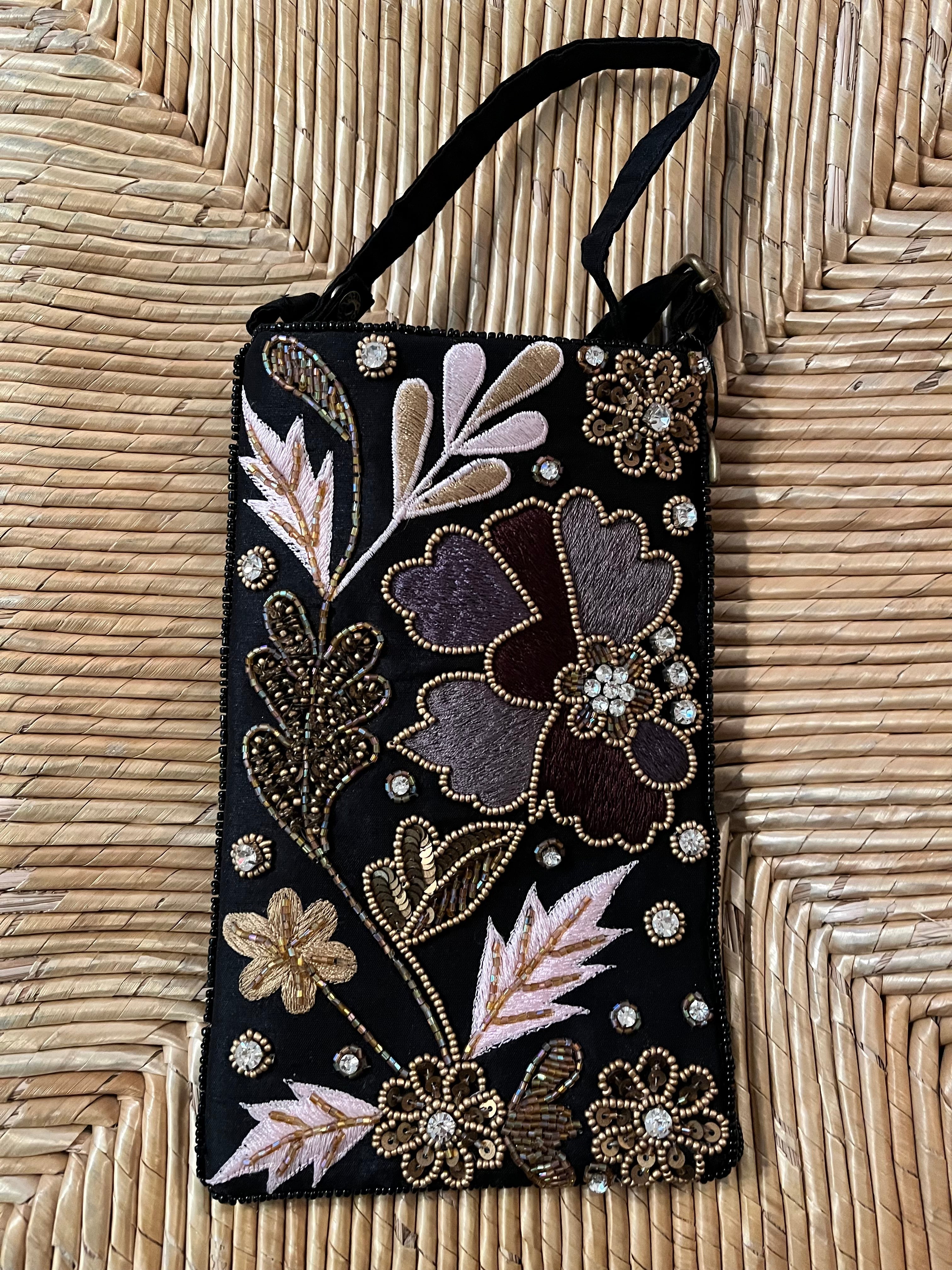Wide Purse Strap - Custom Beaded Starry Starry - You Choose The Colors