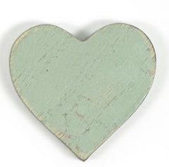 Light green heart Adams & Co Wooden Tile for Letterboard