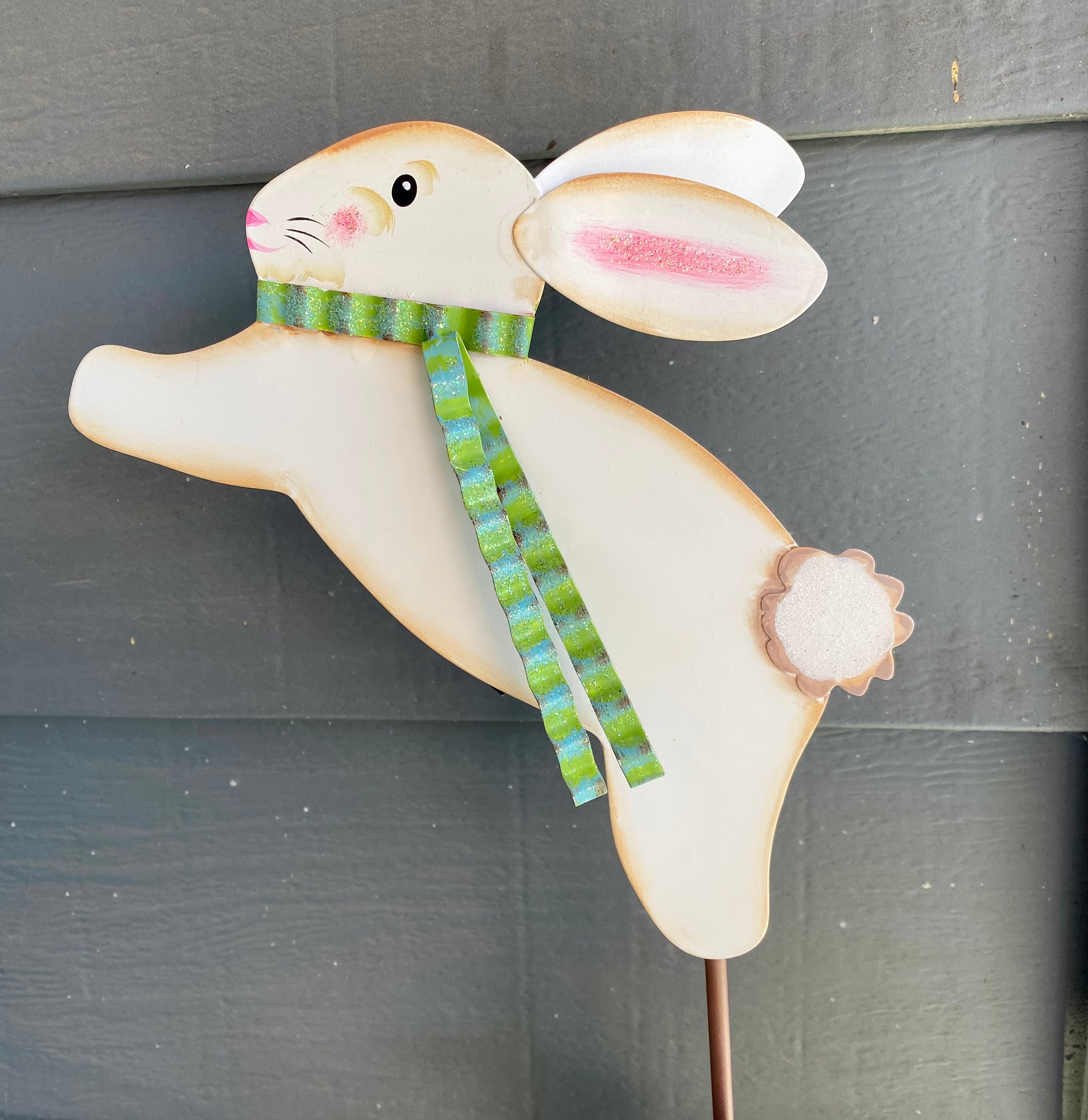 Leaping Bunny Finials