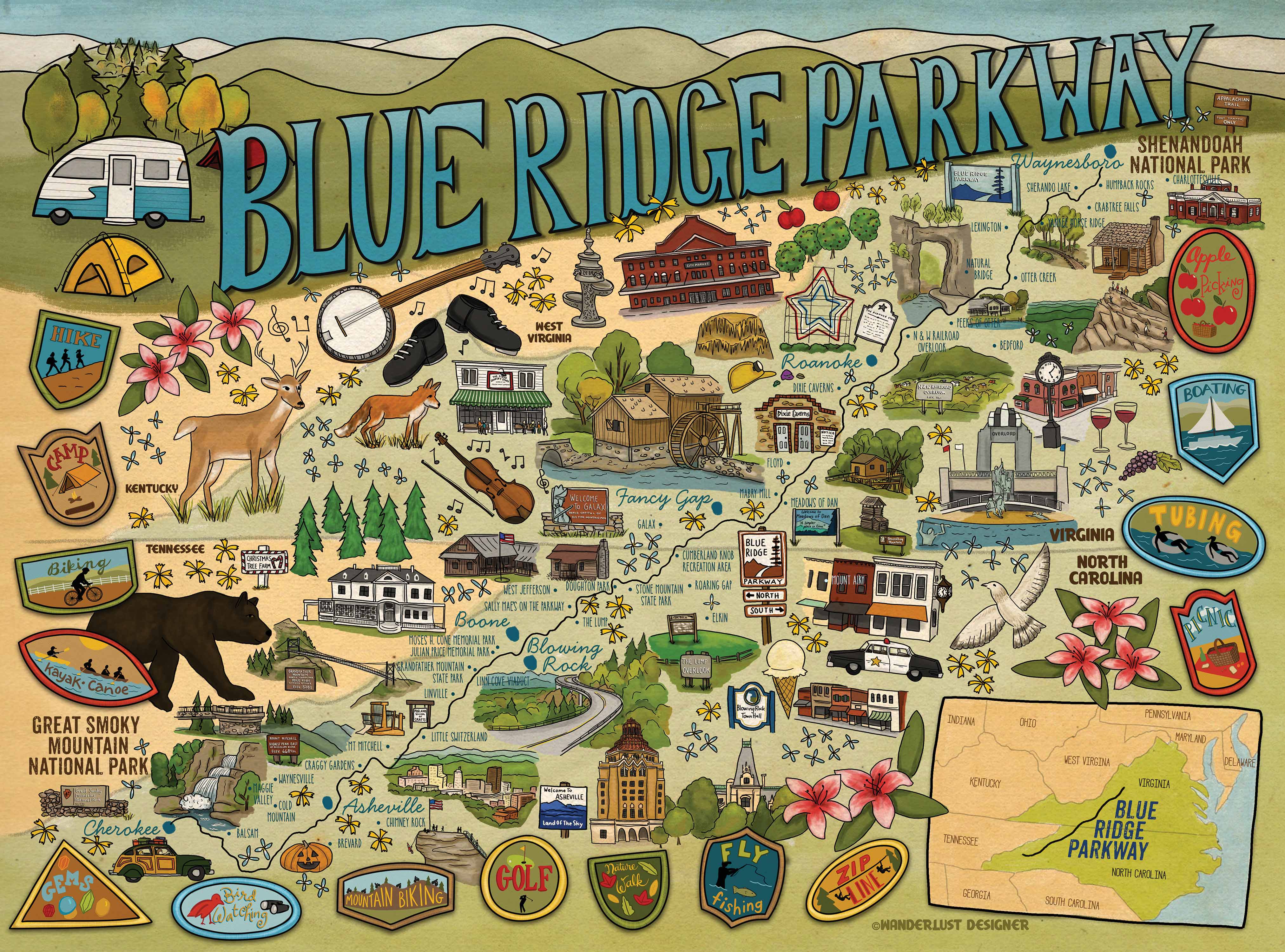Blue Ridge Parkway Puzzle
