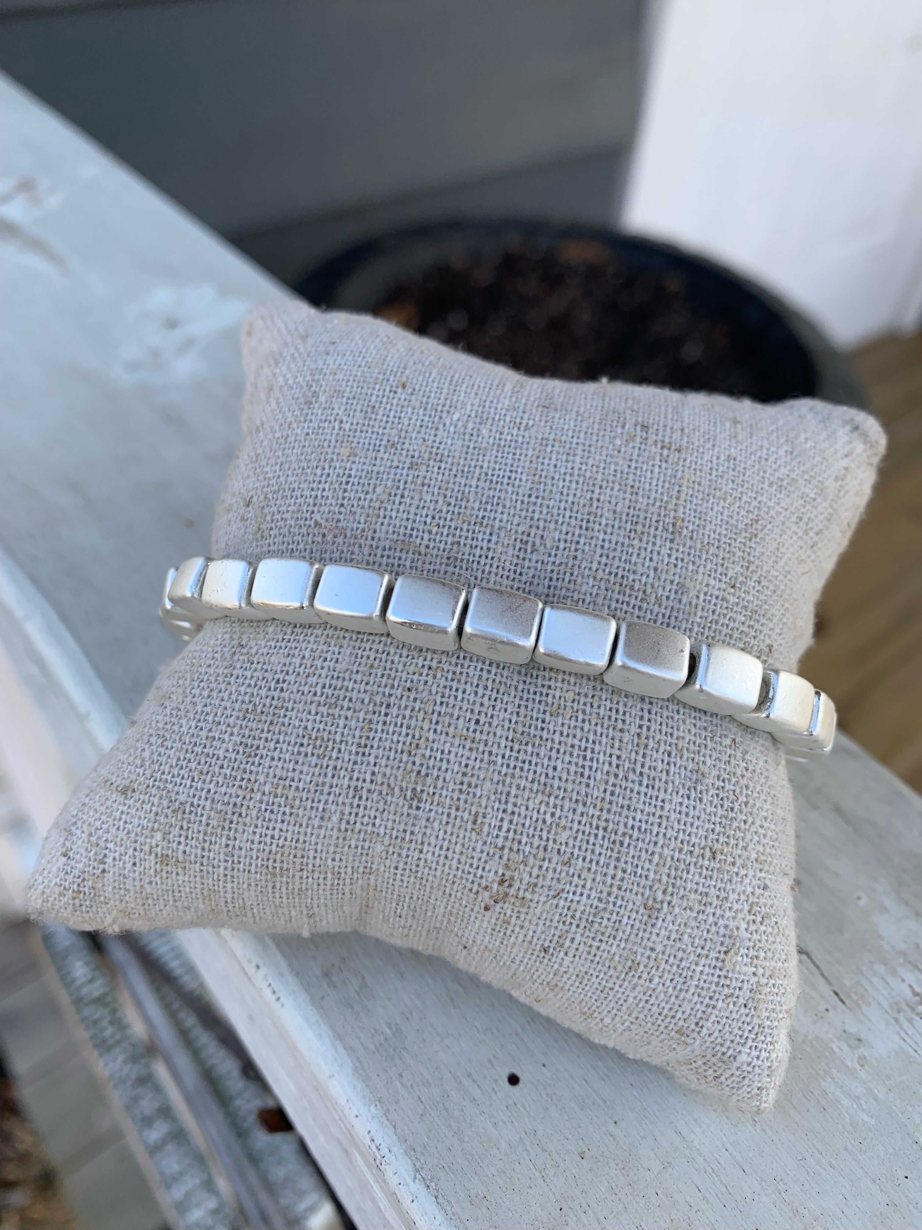 Square Beaded Bracelet