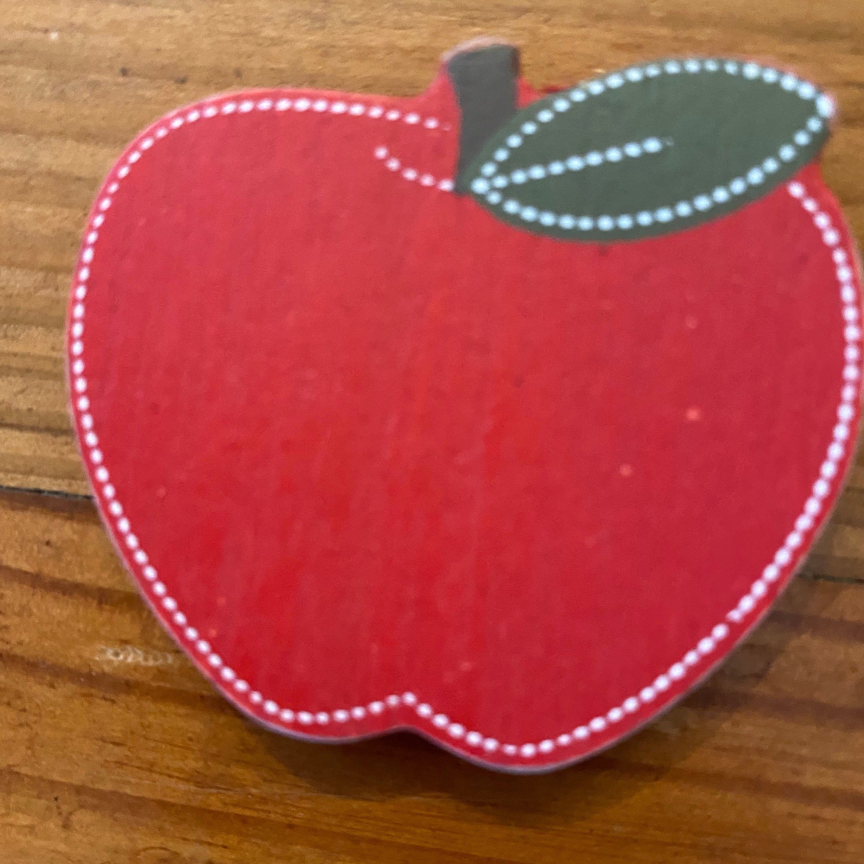 apple teacher adams wood tile shape for letterboard