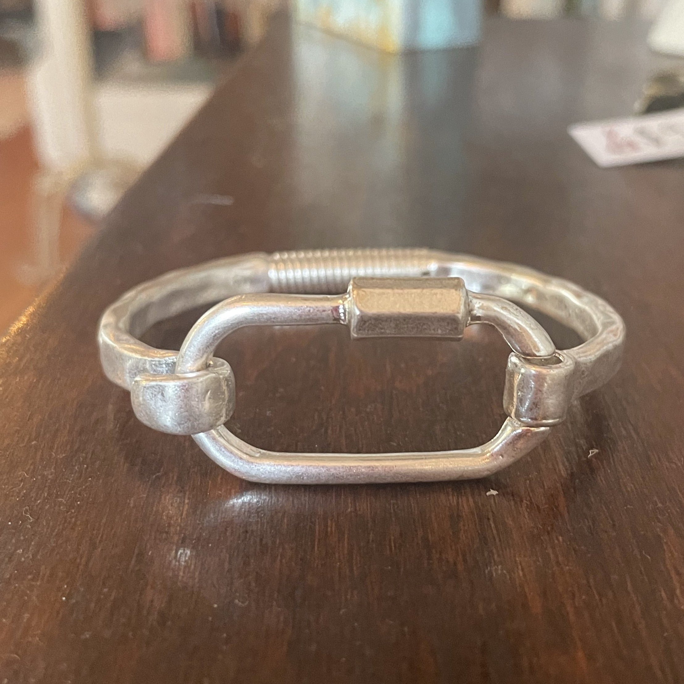 Metal Hinged Bracelet