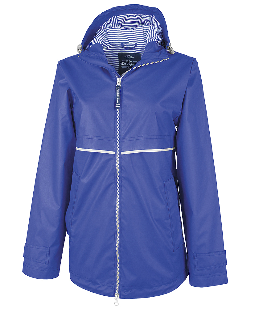 Women's New Englander Rain Jacket (full & 1/4 zip)- With Print Lining