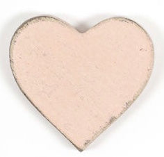 Pink heart Adams & Co Wooden Tile for Letterboard