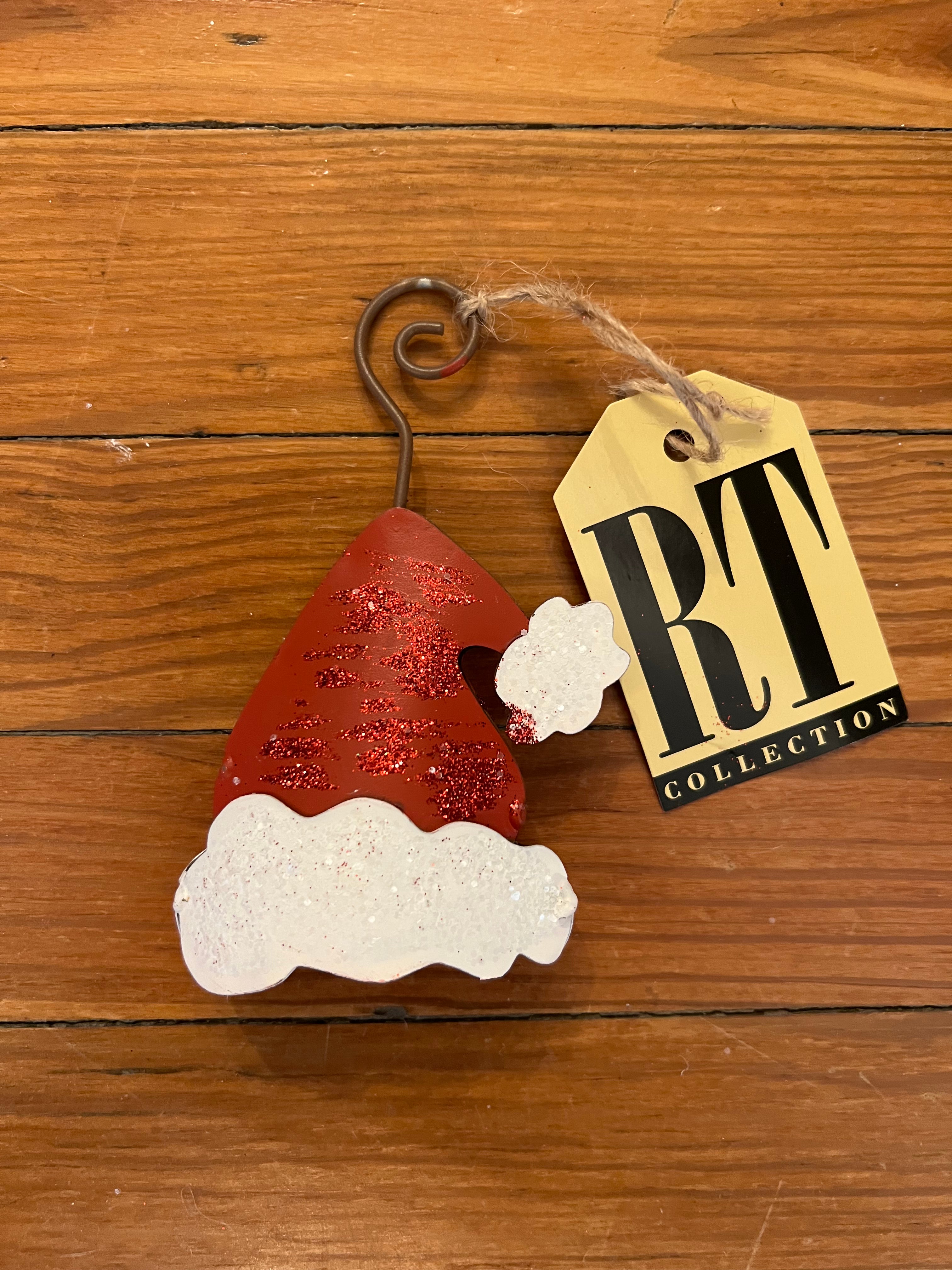 Santa Hat Jingle Bell Mini Ornament
