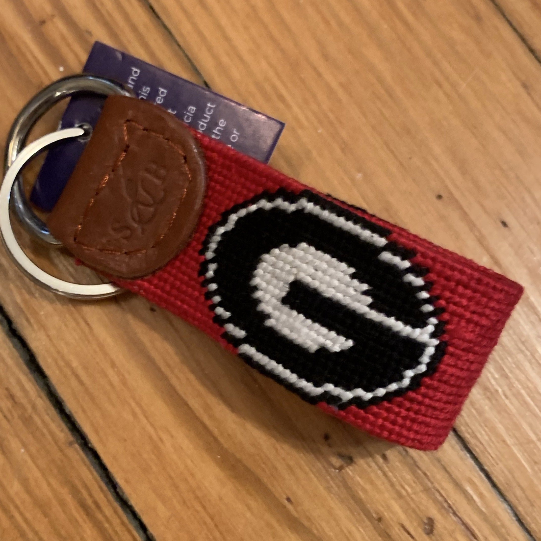 uga red smathers and branson key chain