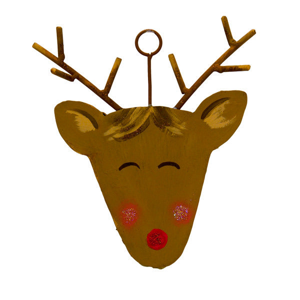 Rudolph Round Top Collection Metal Charm