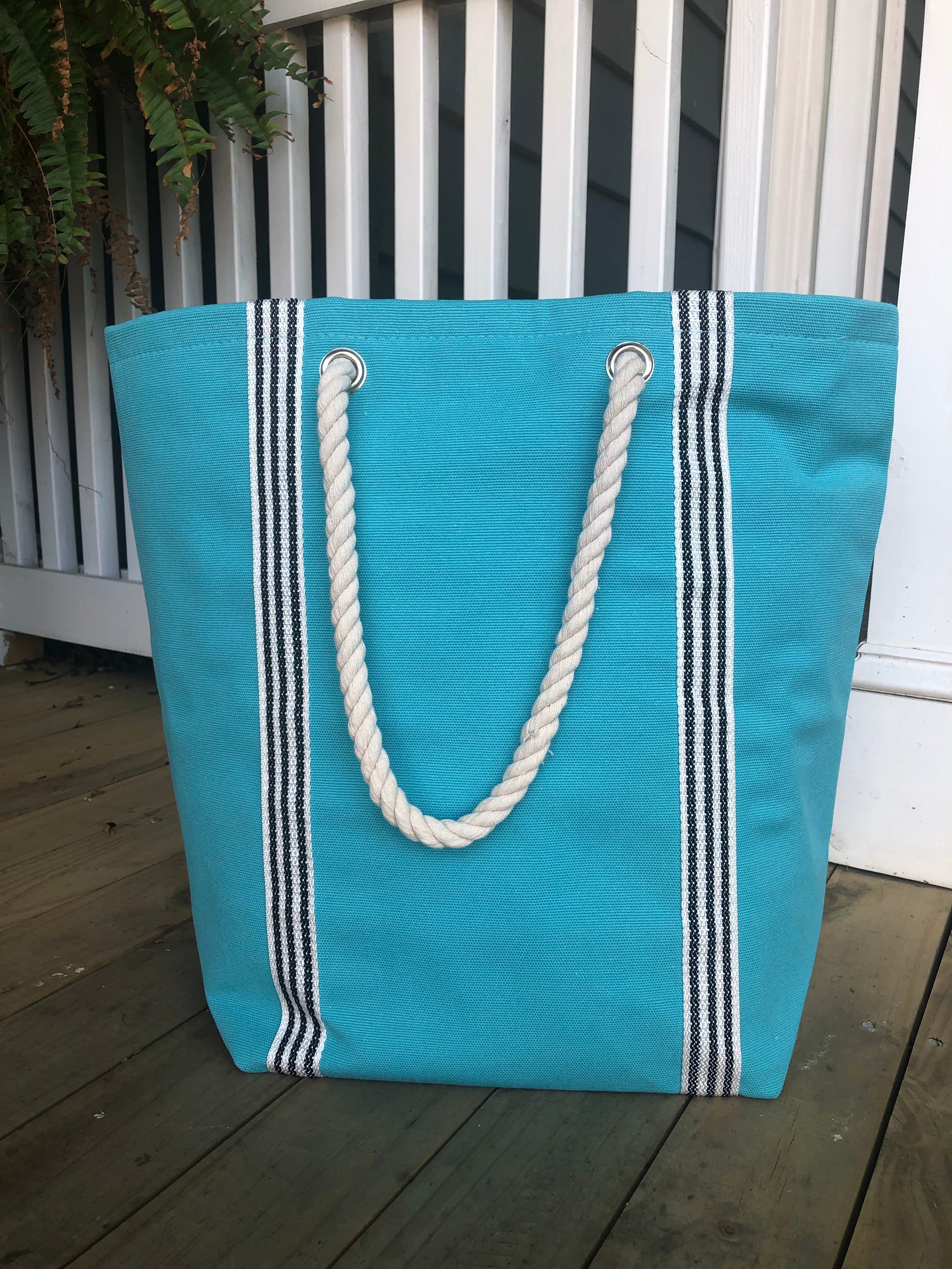 Summer Tote with Cotton Rope Handles