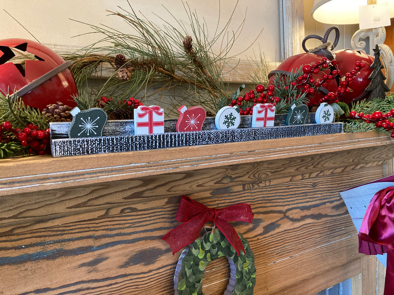 Whitewash Wood Tile Ledge - 12"