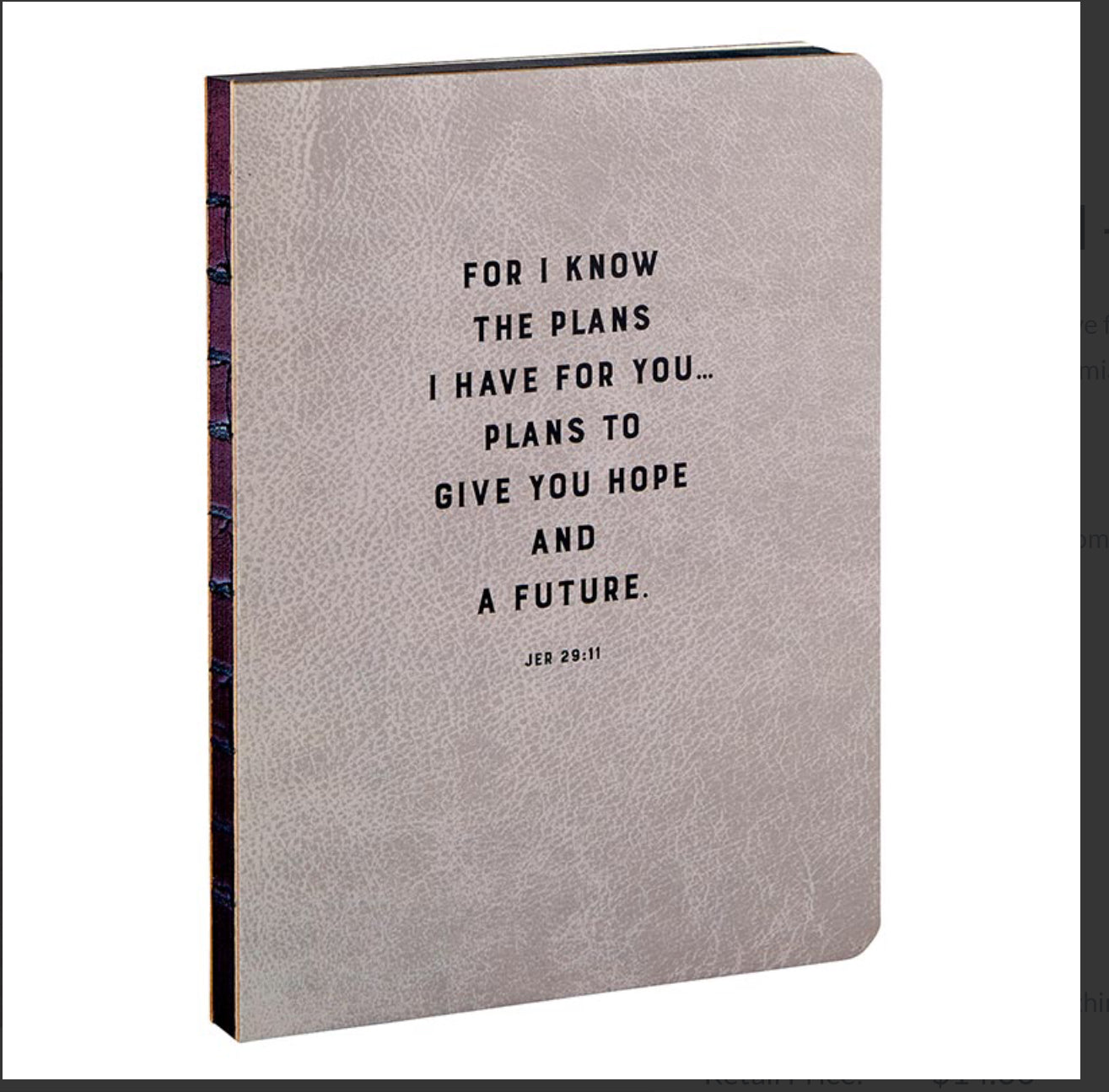 journal for i know the plans i have for you