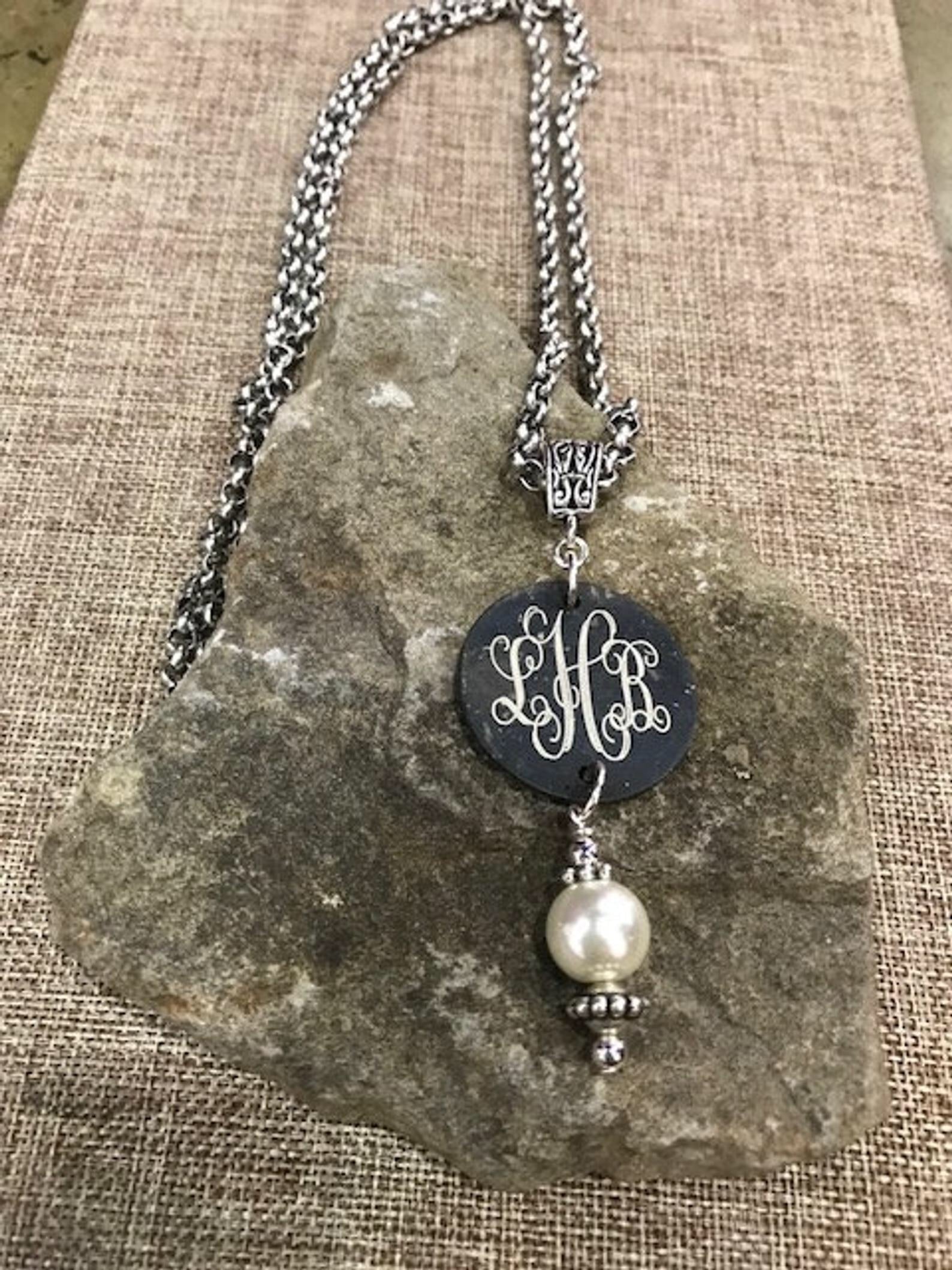 Lori B Silver and Pearl Necklace  - custom order